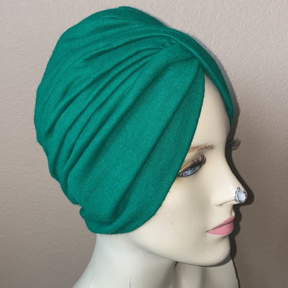Vintage Twisted AN ORIGINAL BY DAYNE WOOL HAT Turban Head Wrap - Picture 3 of 6